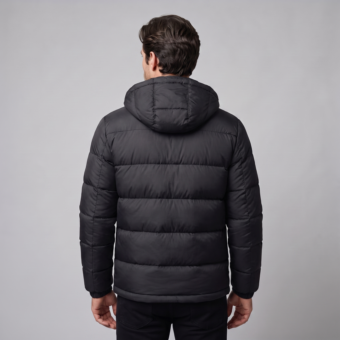 Sylvester | Warm Hooded Quilted Puffer Jacket
