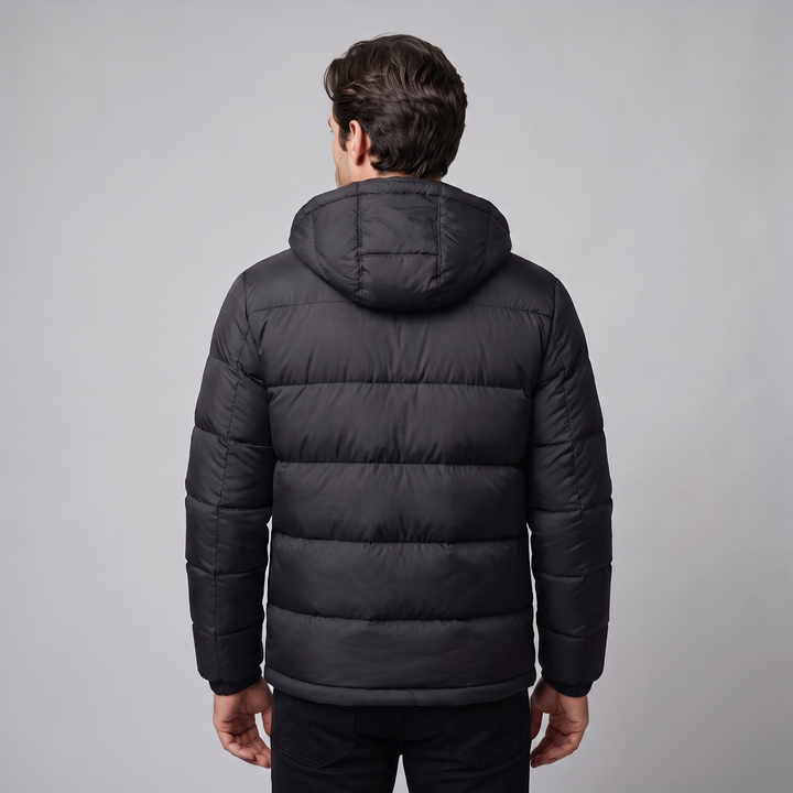 Sylvester | Warm Hooded Quilted Puffer Jacket