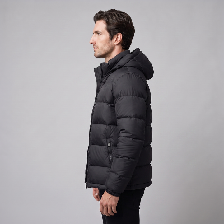 Sylvester | Warm Hooded Quilted Puffer Jacket