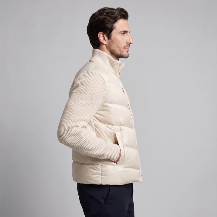 Frederick | Elegant Quilted Hybrid Jacket for Men
