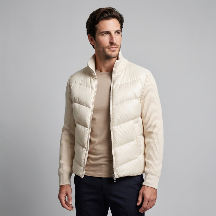 Frederick | Elegant Quilted Hybrid Jacket for Men
