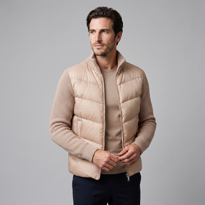 Frederick | Elegant Quilted Hybrid Jacket for Men