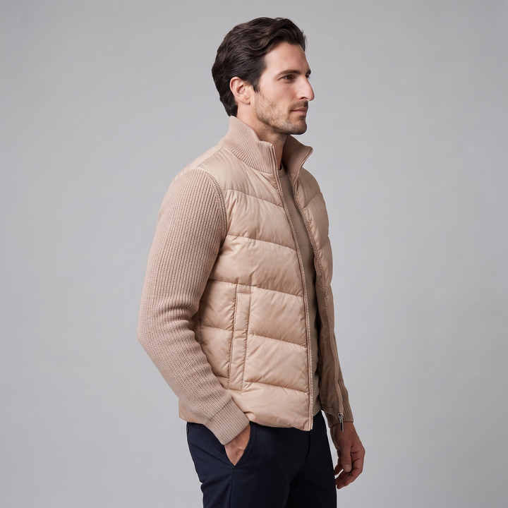 Frederick | Elegant Quilted Hybrid Jacket for Men