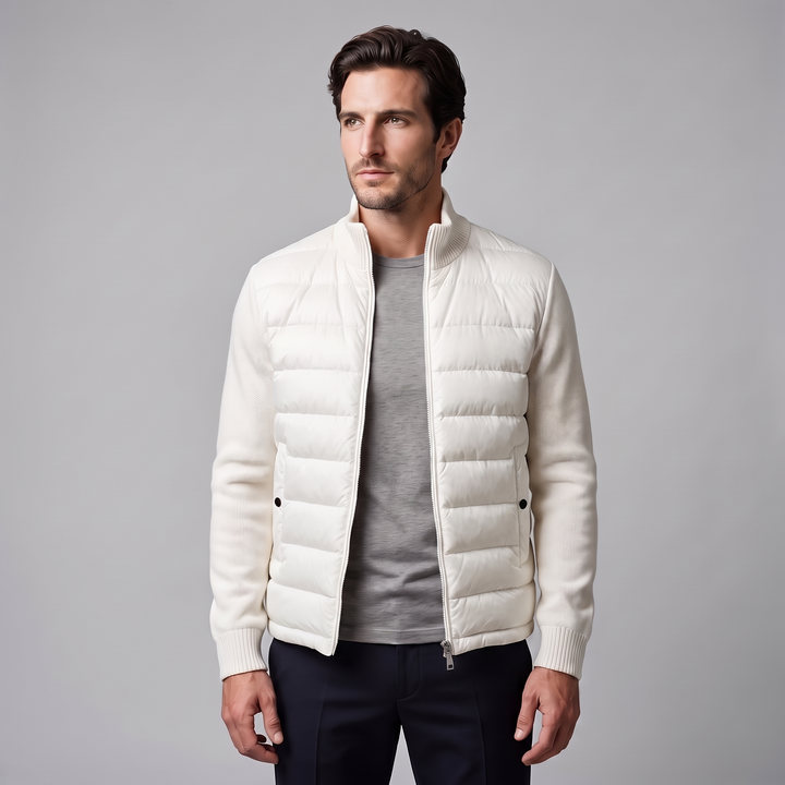 Corwin | Sharp Quilted Hybrid Jacket for Men