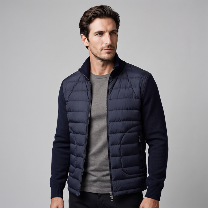 Corwin | Sharp Quilted Hybrid Jacket for Men