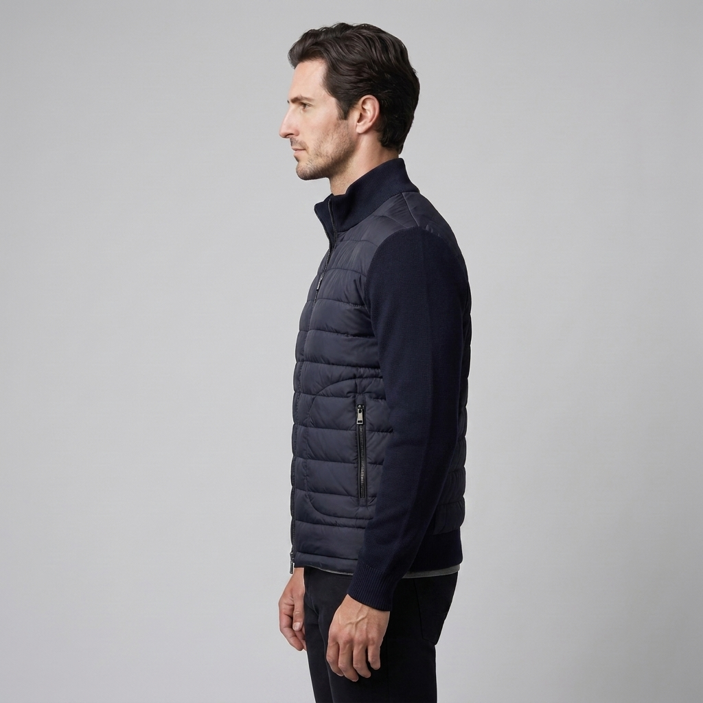 Corwin | Sharp Quilted Hybrid Jacket for Men
