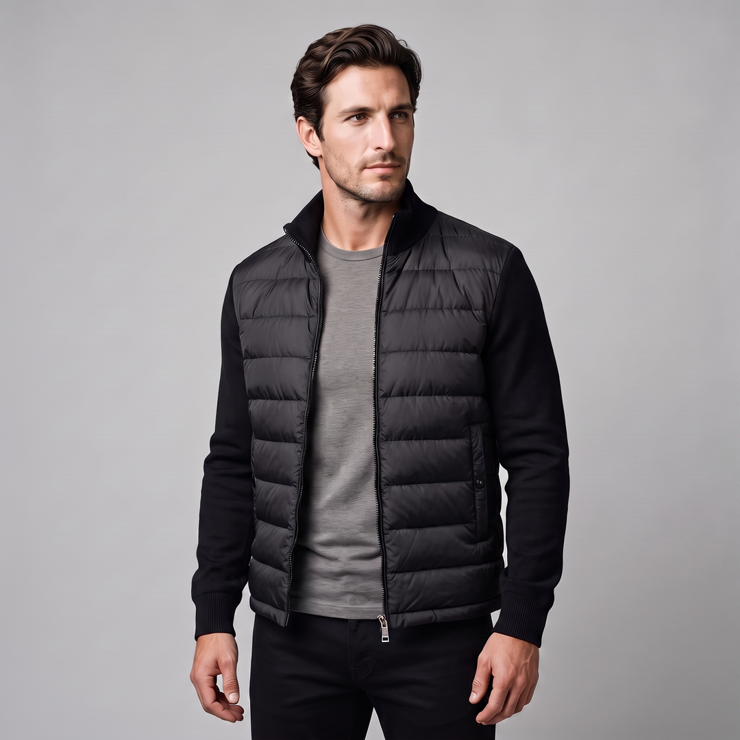 Corwin | Sharp Quilted Hybrid Jacket for Men