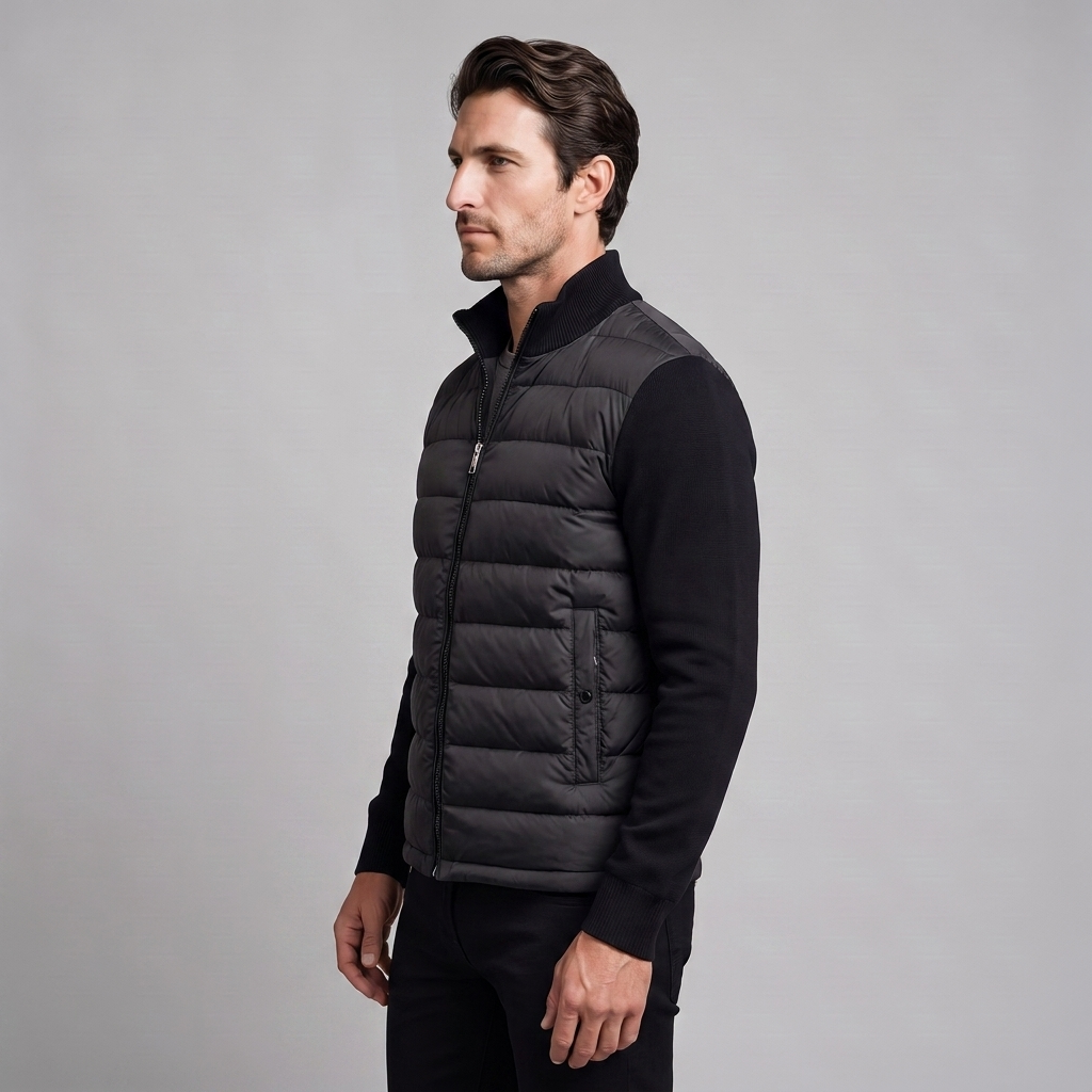 Corwin | Sharp Quilted Hybrid Jacket for Men