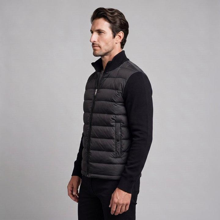 Corwin | Sharp Quilted Hybrid Jacket for Men