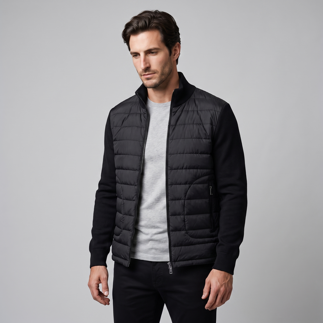 Corwin | Sharp Quilted Hybrid Jacket for Men