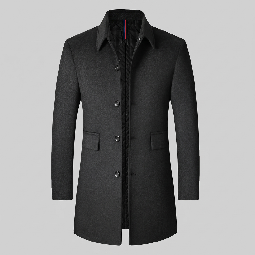 Ignatius | Sharp Quilted Mens Overcoat
