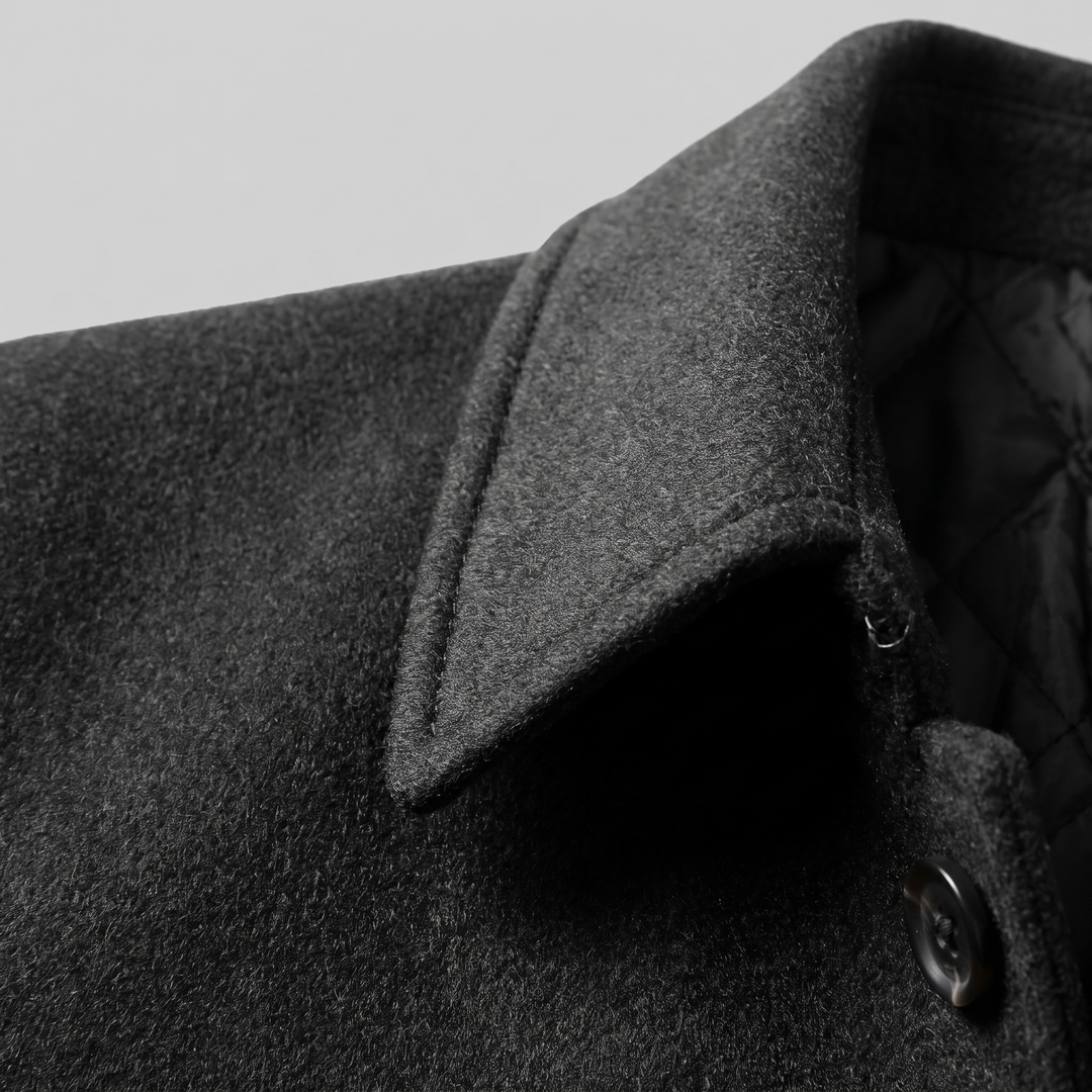 Ignatius | Sharp Quilted Mens Overcoat