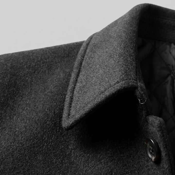 Ignatius | Sharp Quilted Mens Overcoat