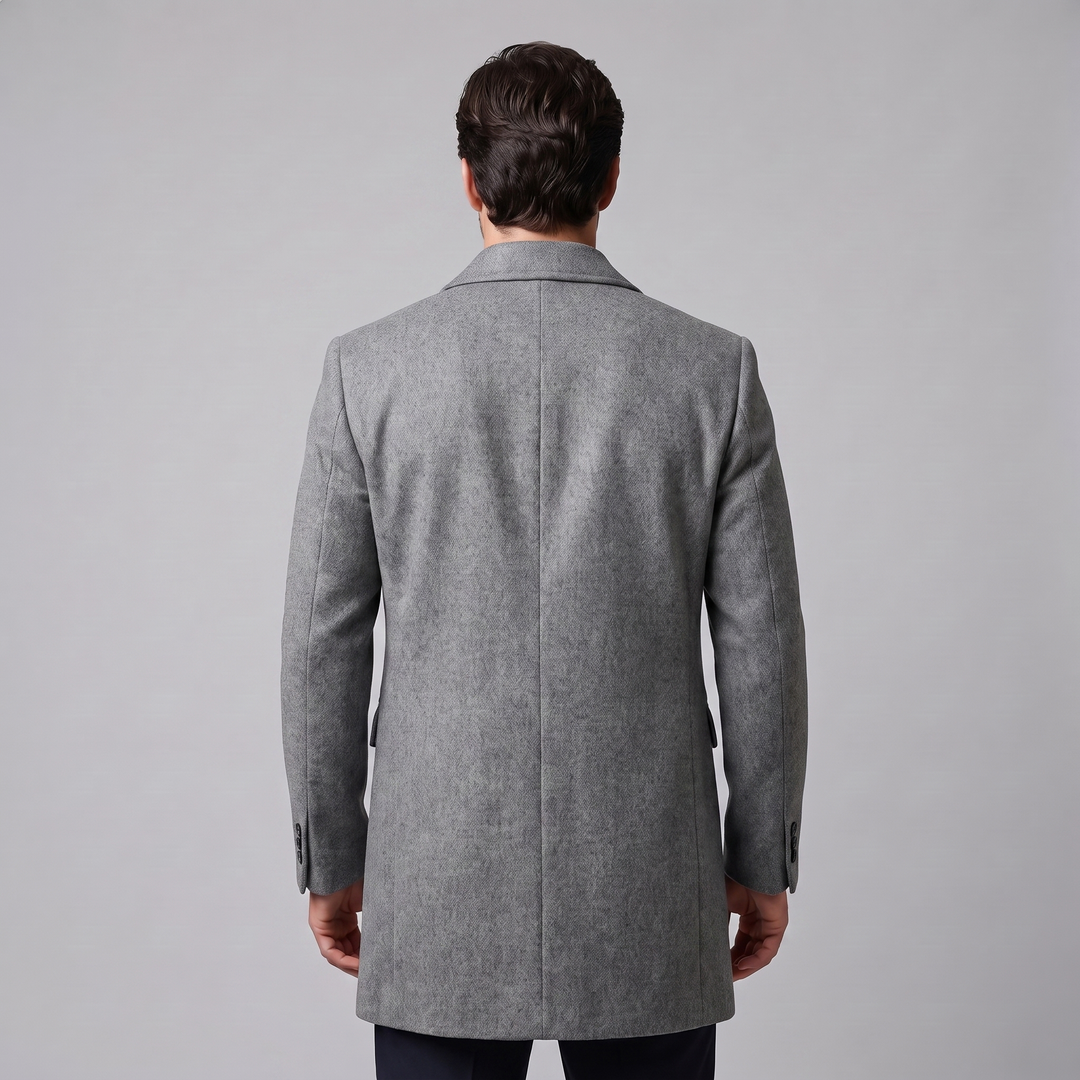 Ignatius | Sharp Quilted Mens Overcoat