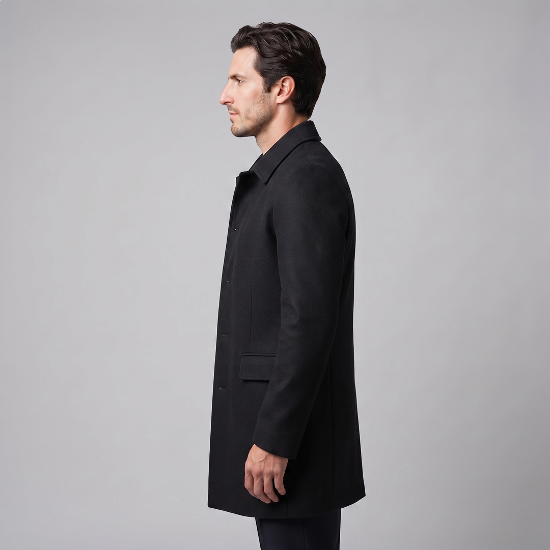 Ignatius | Sharp Quilted Mens Overcoat