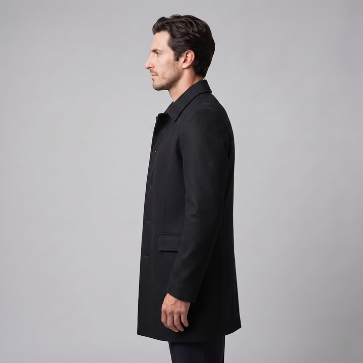 Ignatius | Sharp Quilted Mens Overcoat