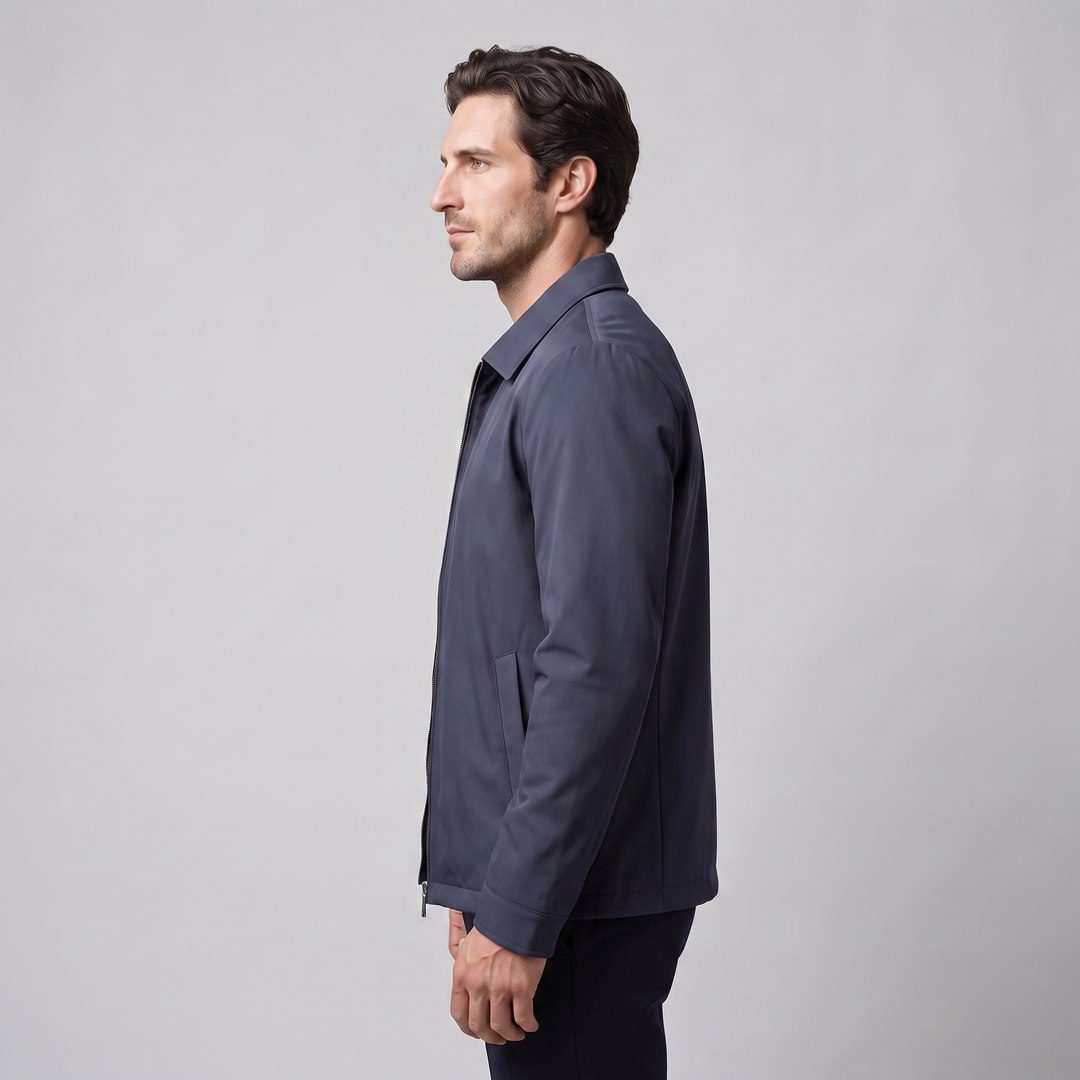 Duncan | Sharp Quilted Lined Zip Jacket for Men