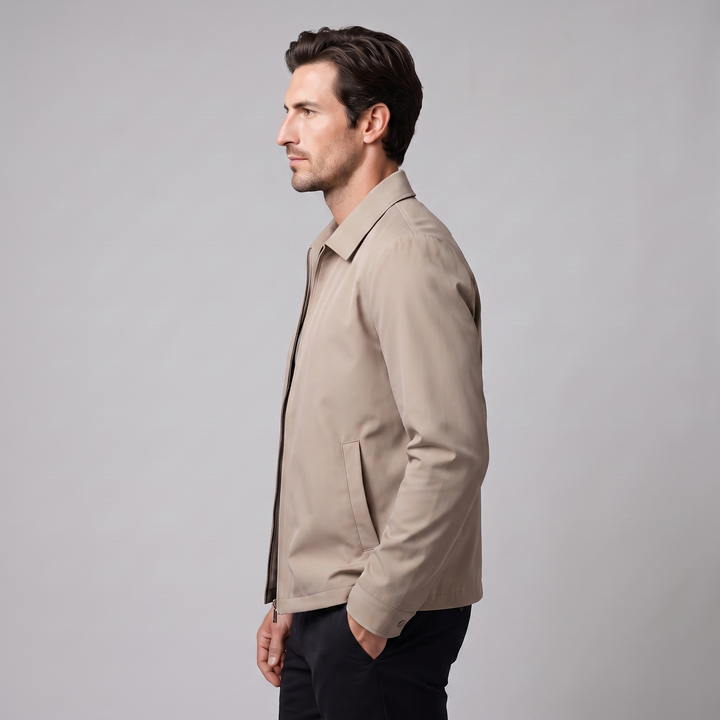 Duncan | Sharp Quilted Lined Zip Jacket for Men