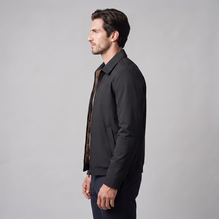 Duncan | Sharp Quilted Lined Zip Jacket for Men