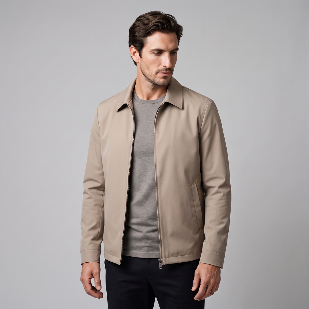 Duncan | Sharp Quilted Lined Zip Jacket for Men