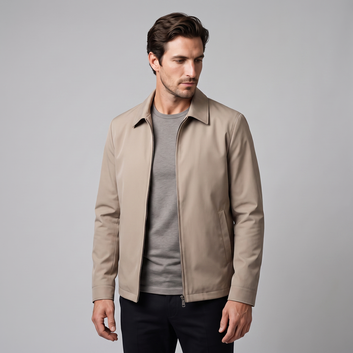 Duncan | Sharp Quilted Lined Zip Jacket for Men
