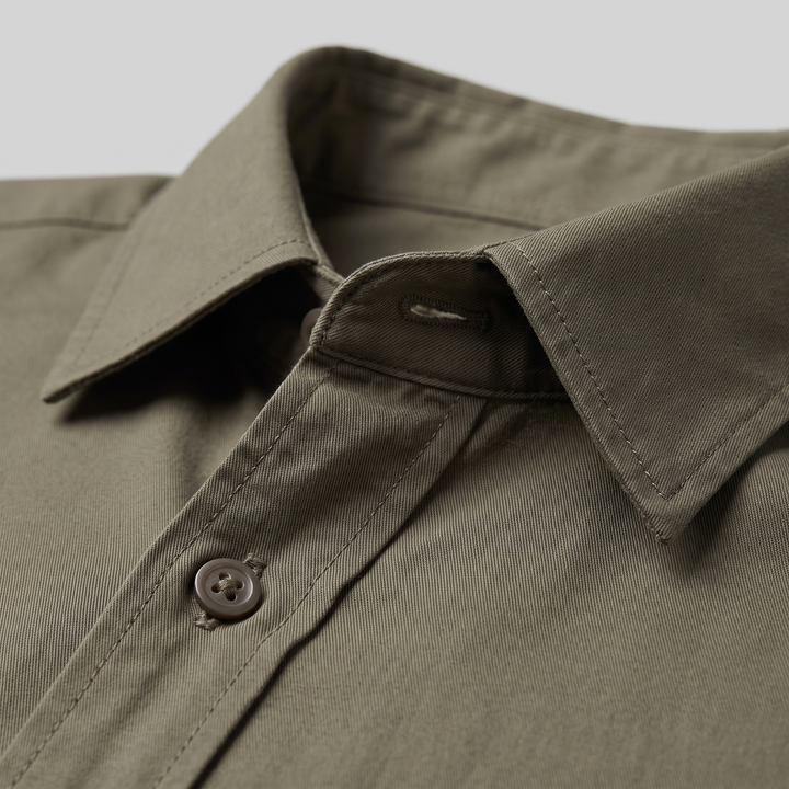 Rowan | Relaxed Viscose Overshirt with Button-Down Front
