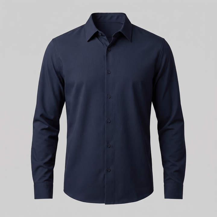 Rowan | Relaxed Viscose Overshirt with Button-Down Front