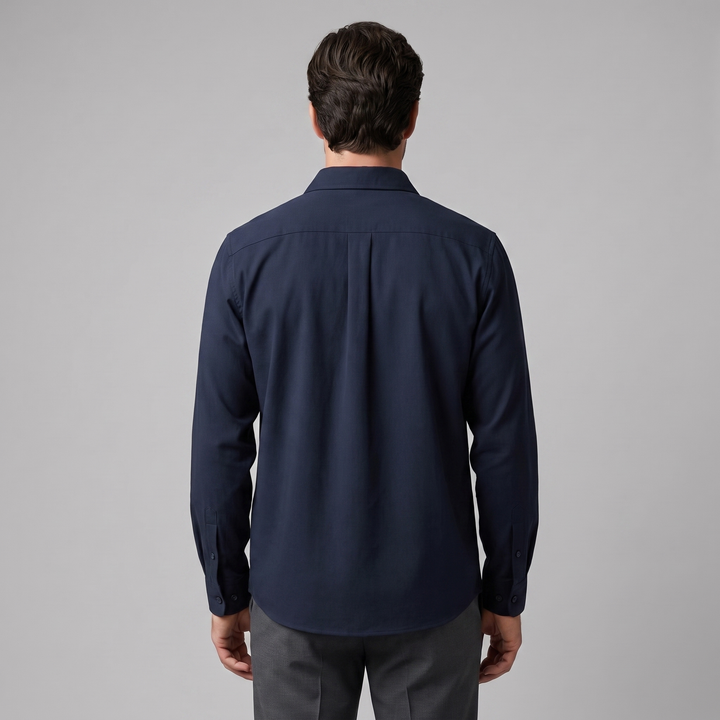 Rowan | Relaxed Viscose Overshirt with Button-Down Front