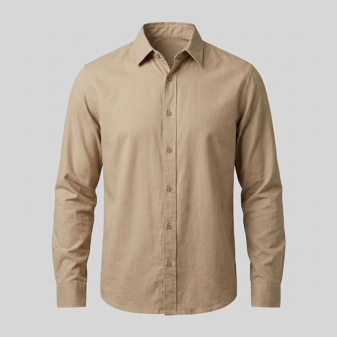 Rowan | Relaxed Viscose Overshirt with Button-Down Front
