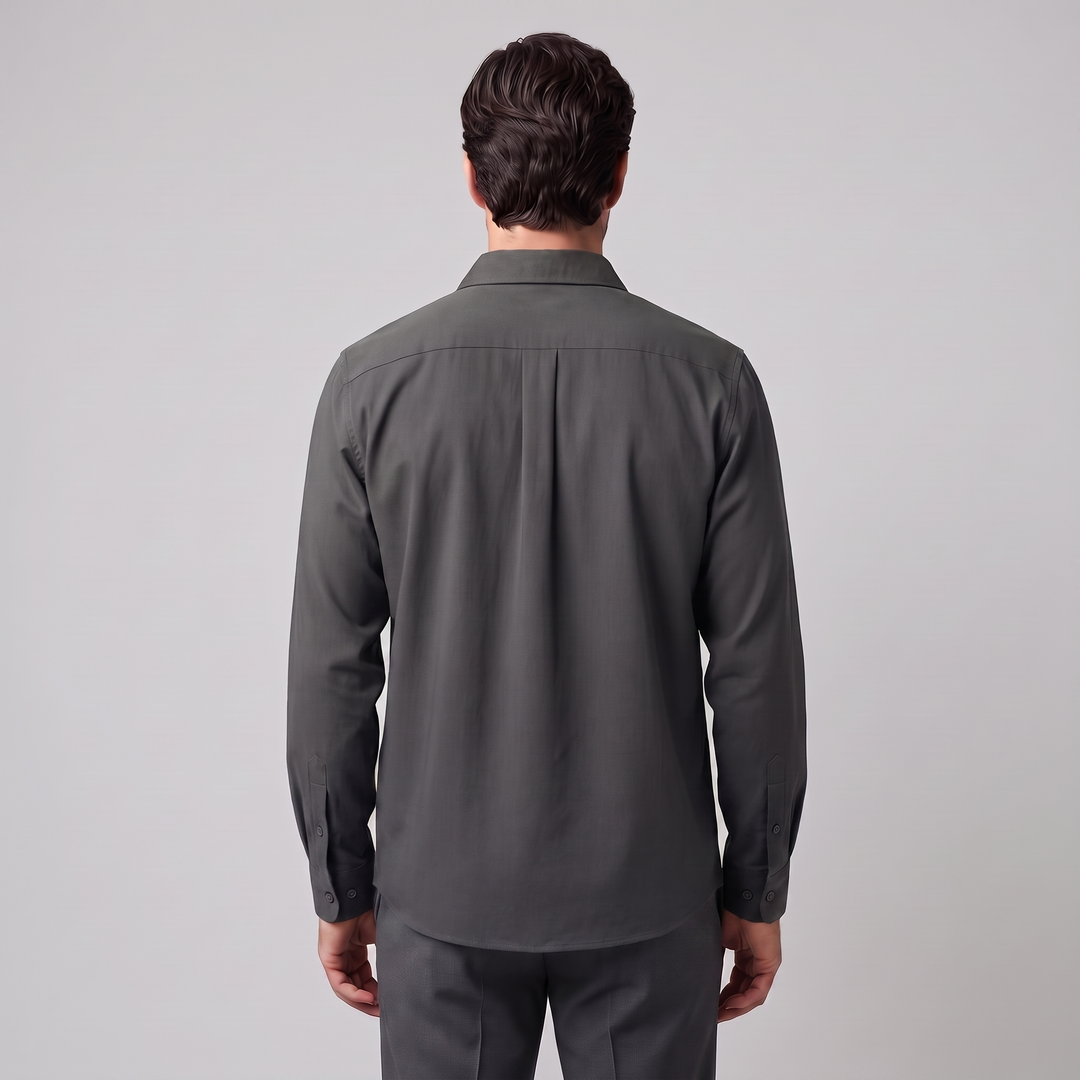 Rowan | Relaxed Viscose Overshirt with Button-Down Front