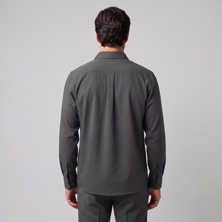 Rowan | Relaxed Viscose Overshirt with Button-Down Front