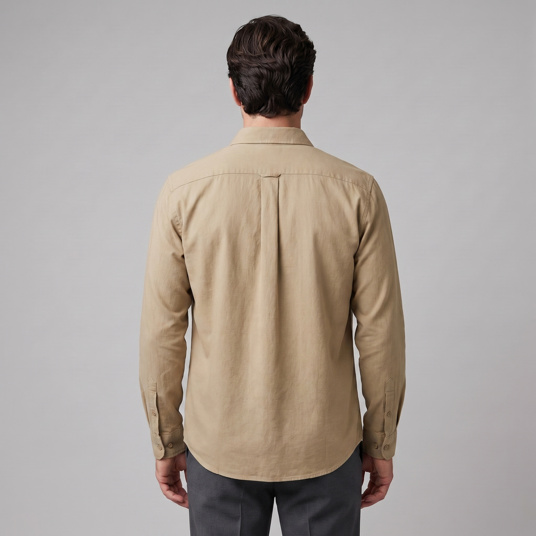 Rowan | Relaxed Viscose Overshirt with Button-Down Front