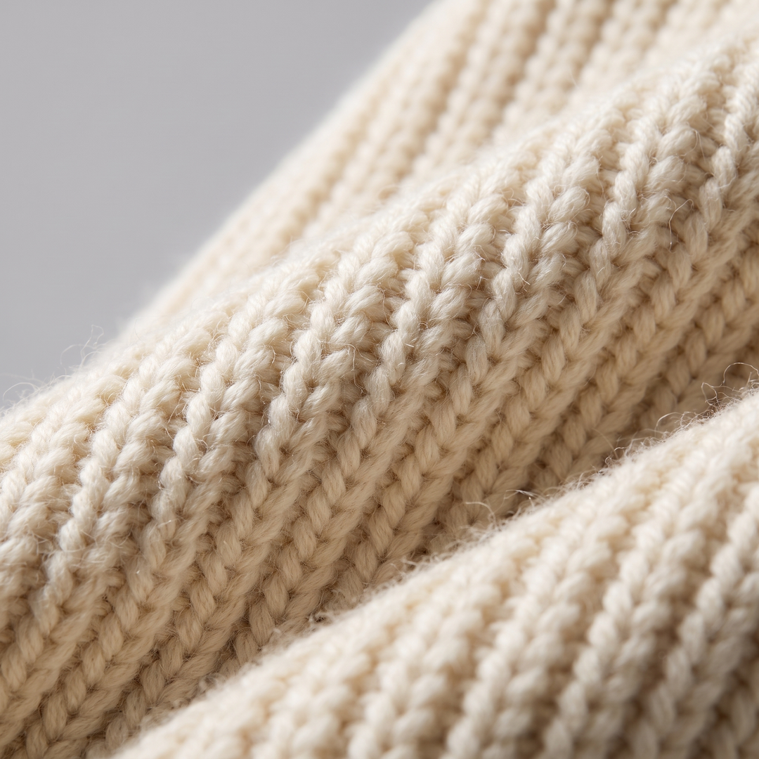 Silas | Sharp Ribbed Full-Zip Knit Cardigan