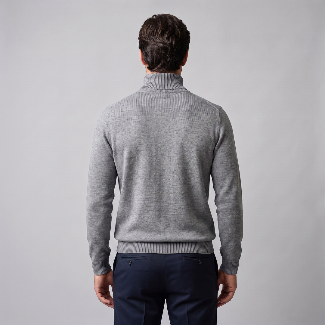 Barrington | Warm Ribbed Turtleneck Jumper for Men