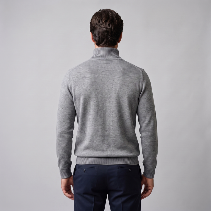 Barrington | Warm Ribbed Turtleneck Jumper for Men