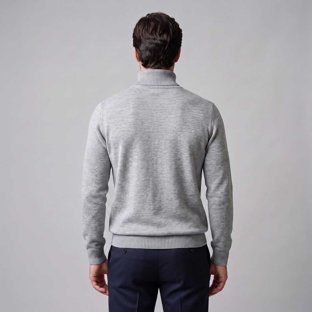 Barrington | Warm Ribbed Turtleneck Jumper for Men