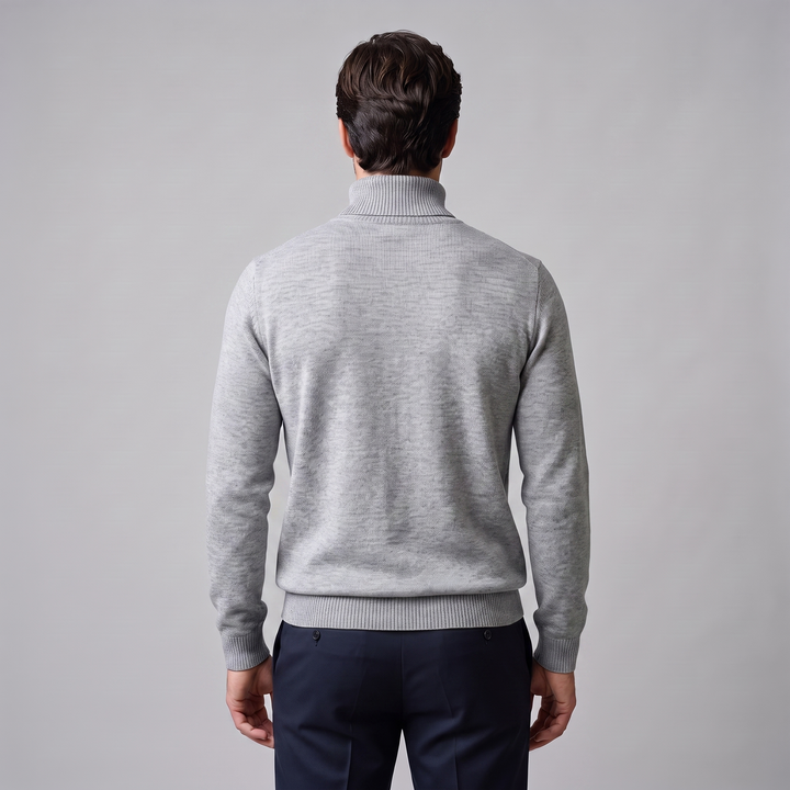 Barrington | Warm Ribbed Turtleneck Jumper for Men