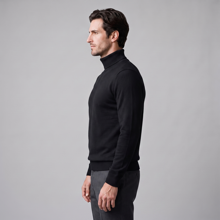 Barrington | Warm Ribbed Turtleneck Jumper for Men
