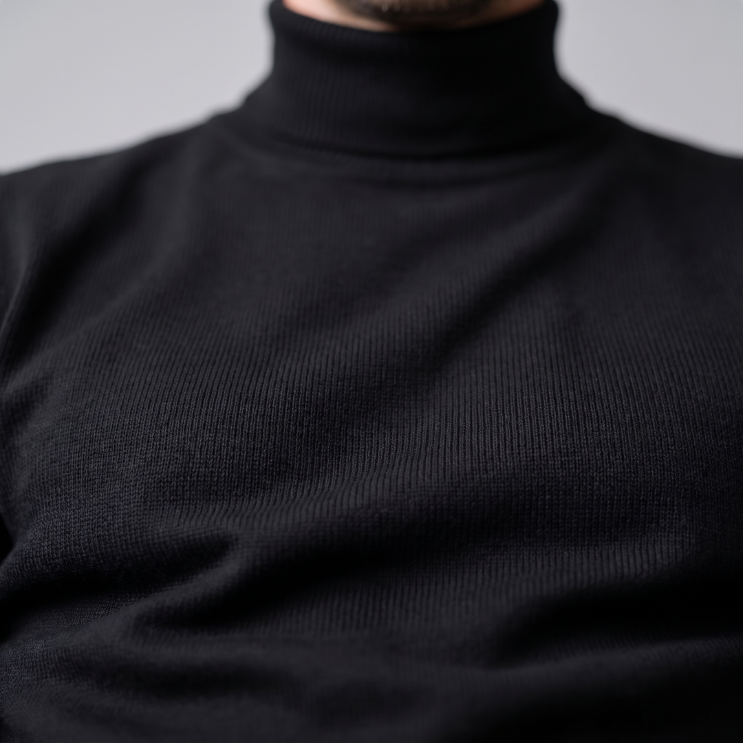 Barrington | Warm Ribbed Turtleneck Jumper for Men