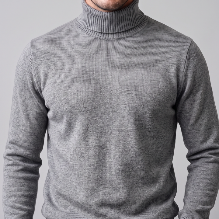 Barrington | Warm Ribbed Turtleneck Jumper for Men