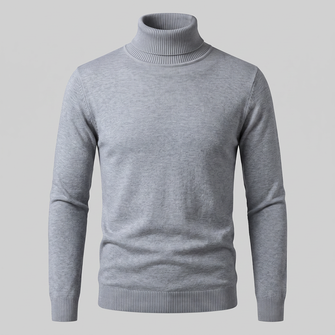 Barrington | Warm Ribbed Turtleneck Jumper for Men