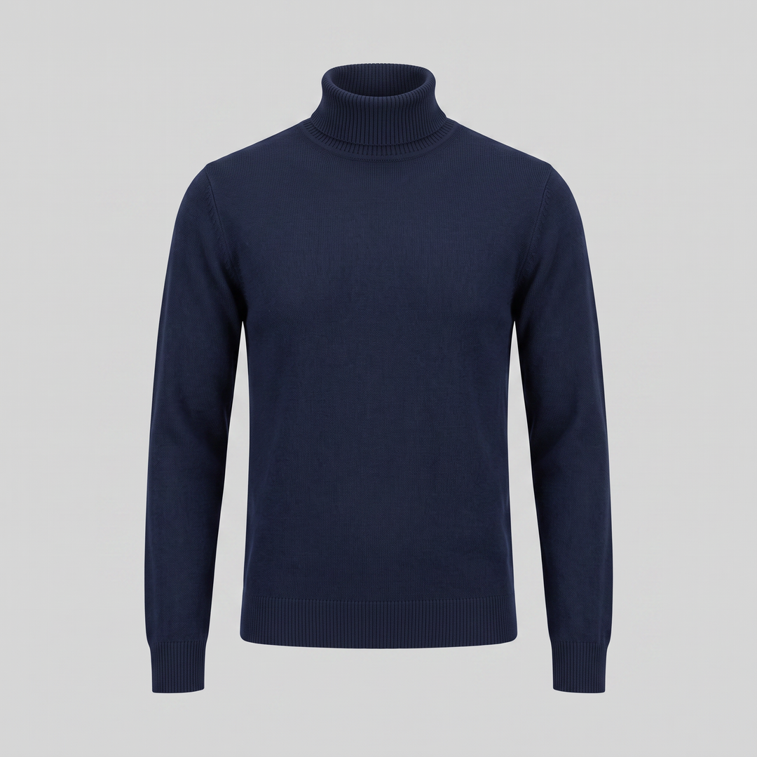 Barrington | Warm Ribbed Turtleneck Jumper for Men