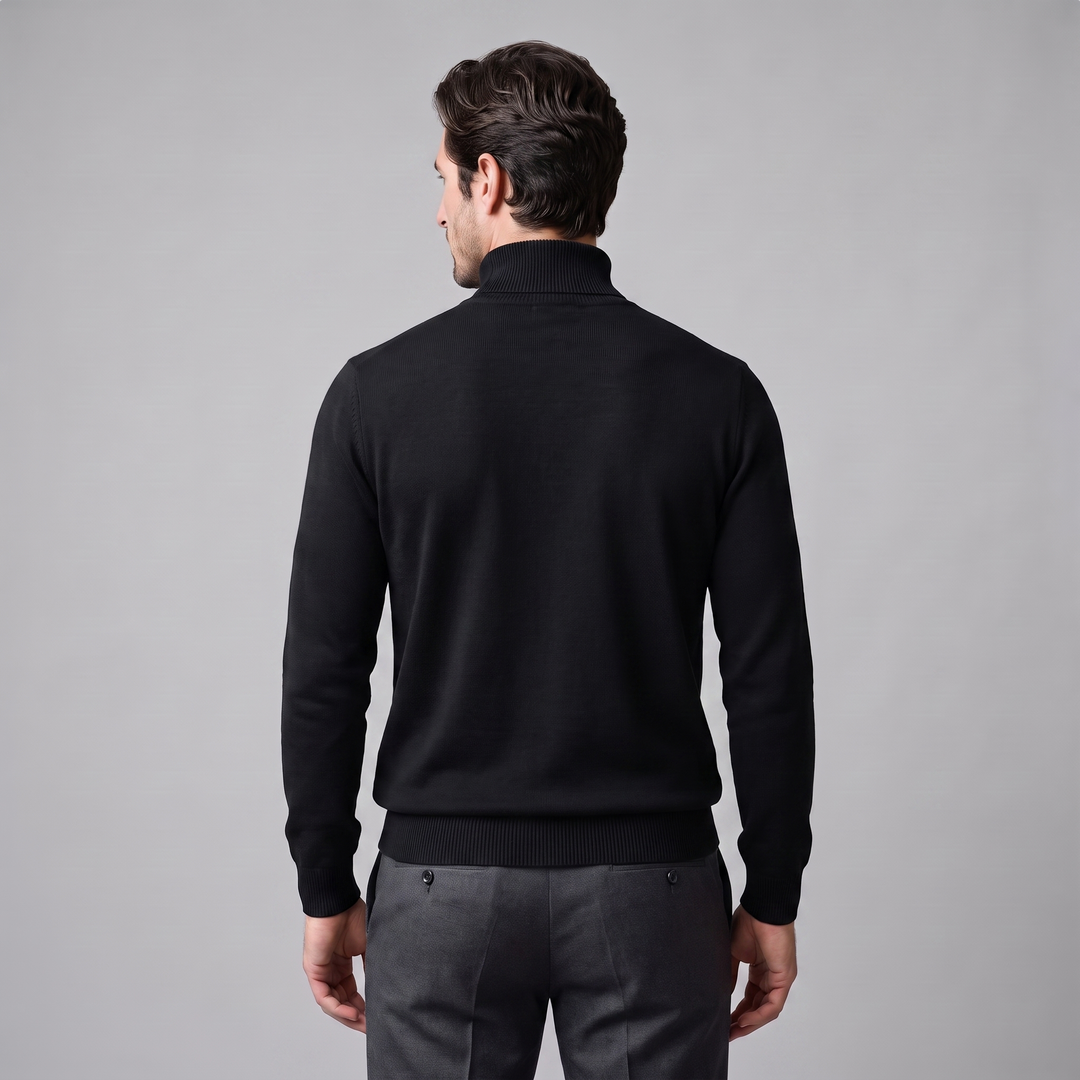 Barrington | Warm Ribbed Turtleneck Jumper for Men
