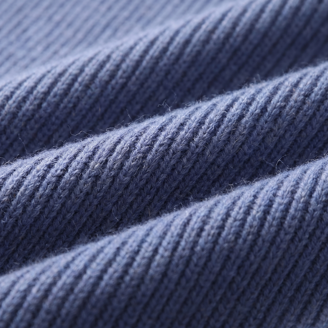 Jasper | Relaxed Ribbed Wool Full-Zip Cardigan