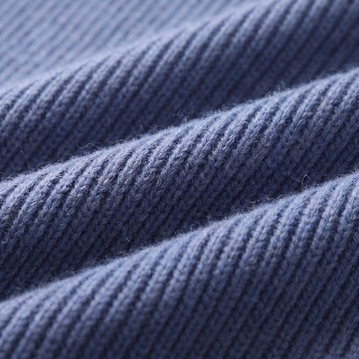 Jasper | Relaxed Ribbed Wool Full-Zip Cardigan
