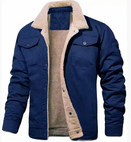 Declan | Warm Shearling Collar Jacket for Men's Outerwear