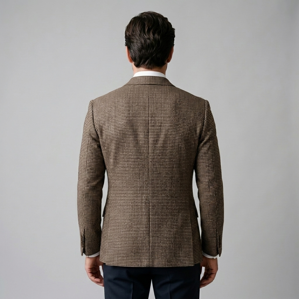 Oscar | Sharp Double-Breasted Check Blazer for Men's Tailoring