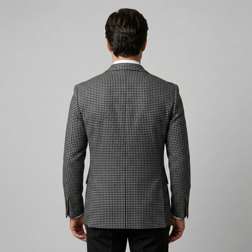 Oscar | Sharp Double-Breasted Check Blazer for Men's Tailoring
