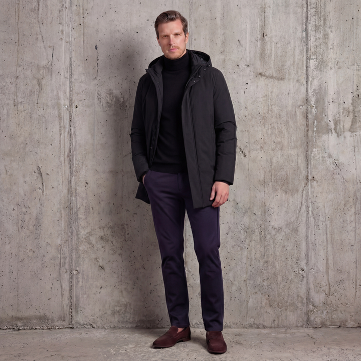 Elliot | Sleek Hooded Parka for Men