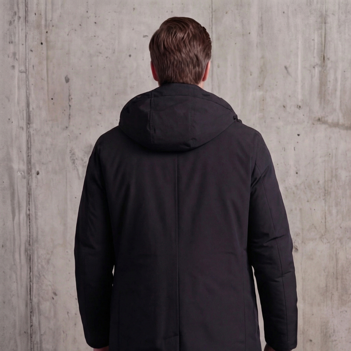 Elliot | Sleek Hooded Parka for Men